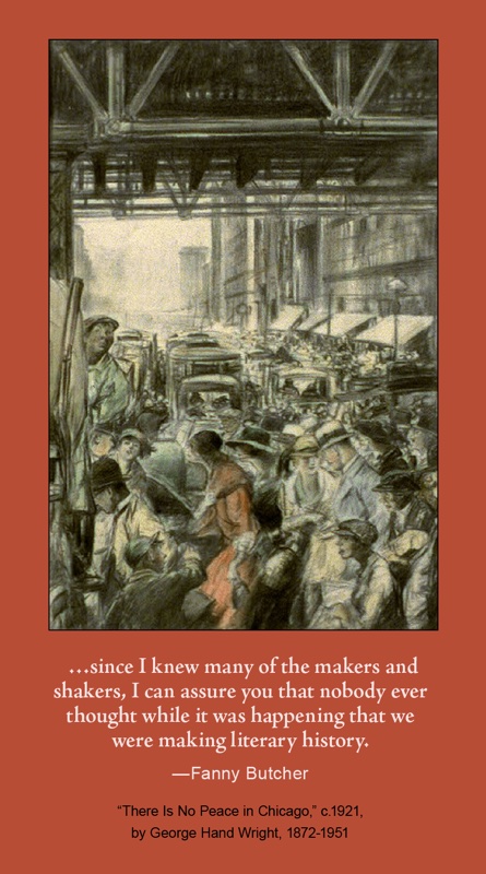 “There is No Peace in Chicago” c. 1921, by George Hand Wright, 1872–1951