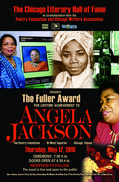 Program cover for the Angela Jackson Fuller Award Ceremony