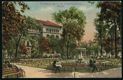 Washington Square Park postcard, undated