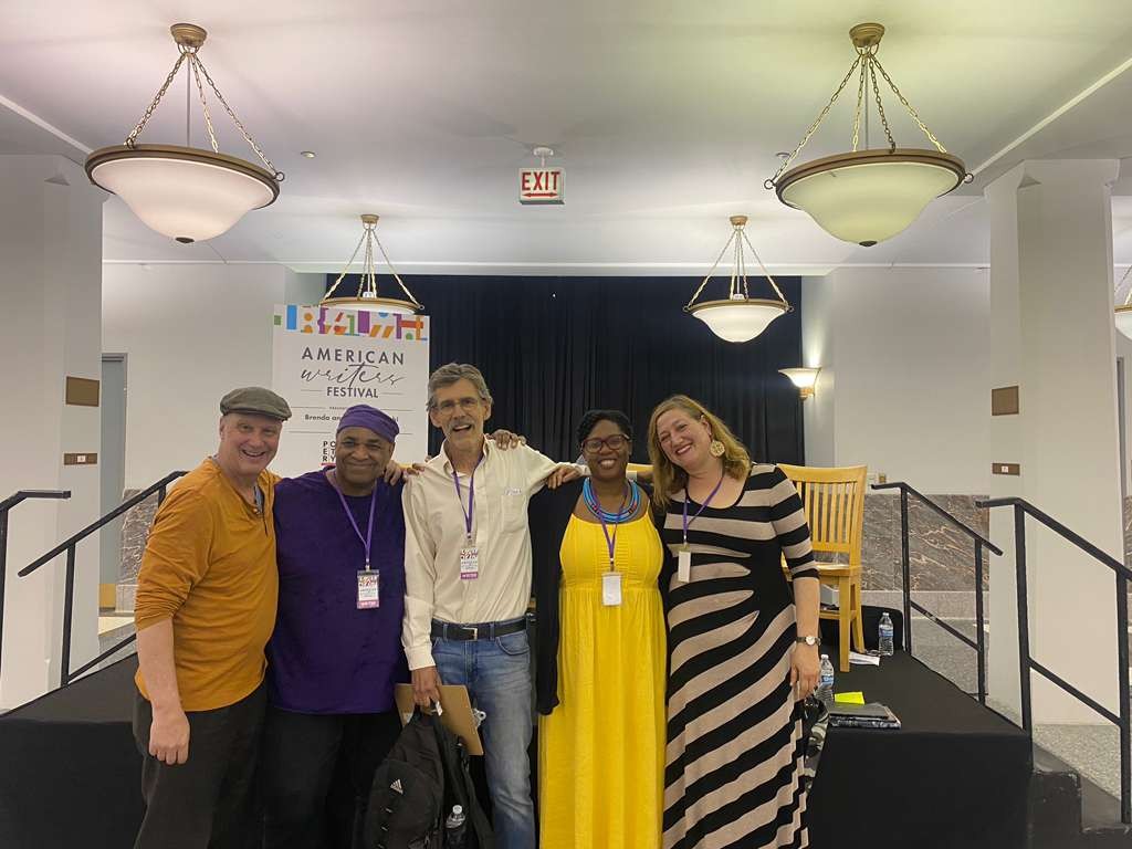From left to right, Don Evans, Runako Jai, Tom Montgomery Fate, Catherine Cowie and Aviya Kushner